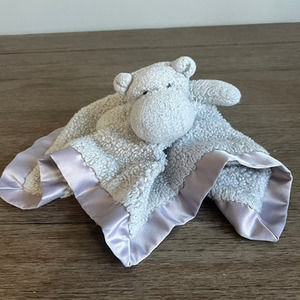 Apricot‎ Lamb Grey Hippo Plush Lovey